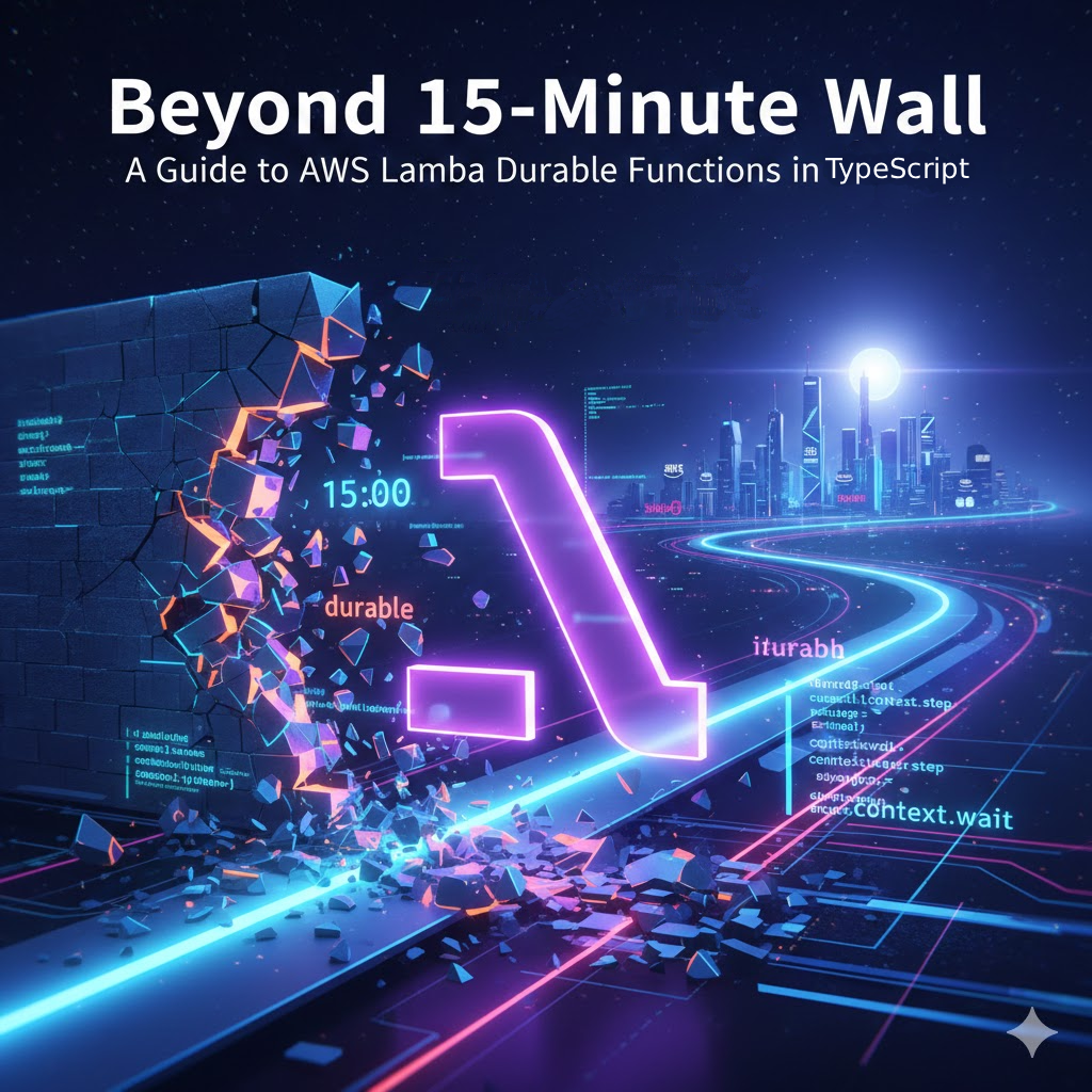 Beyond the 15-Minute Wall: A Guide to AWS Lambda Durable Functions in TypeScript